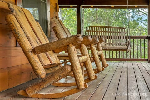 Excellently styled porch at The Enchanted.