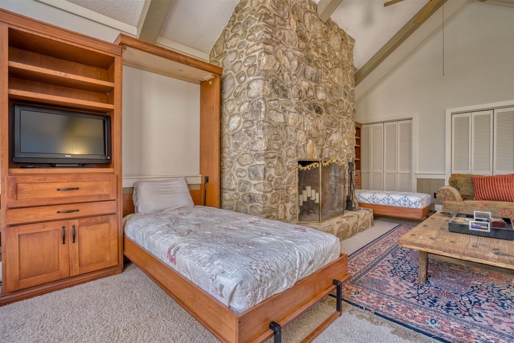 This game room also comes with two twin Murphy beds