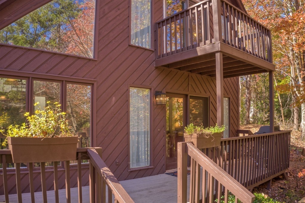 Large porch wraps around to the front of the home with plenty of room