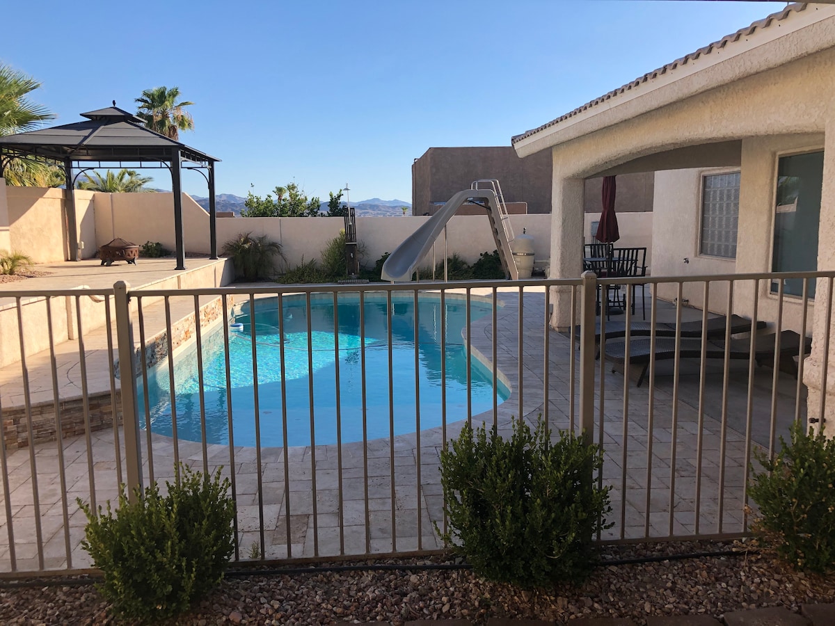 WATERSLIDE POOL HOME 3B/2B CLOSE TO LAKE!! - Lake Havasu City