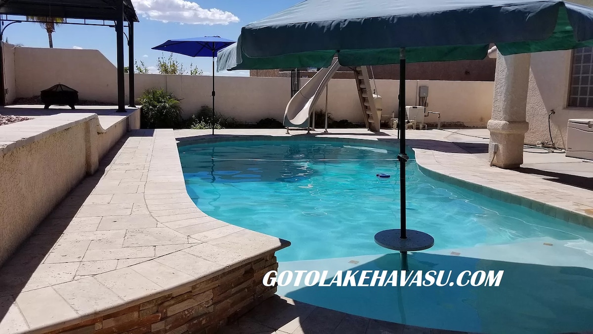 WATERSLIDE POOL HOME 3B/2B CLOSE TO LAKE!!