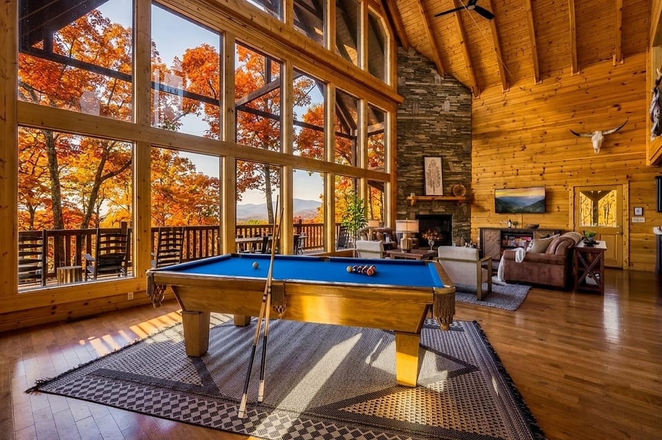 "The pool table on the main level was a hit with the group." - Marlon & Belle