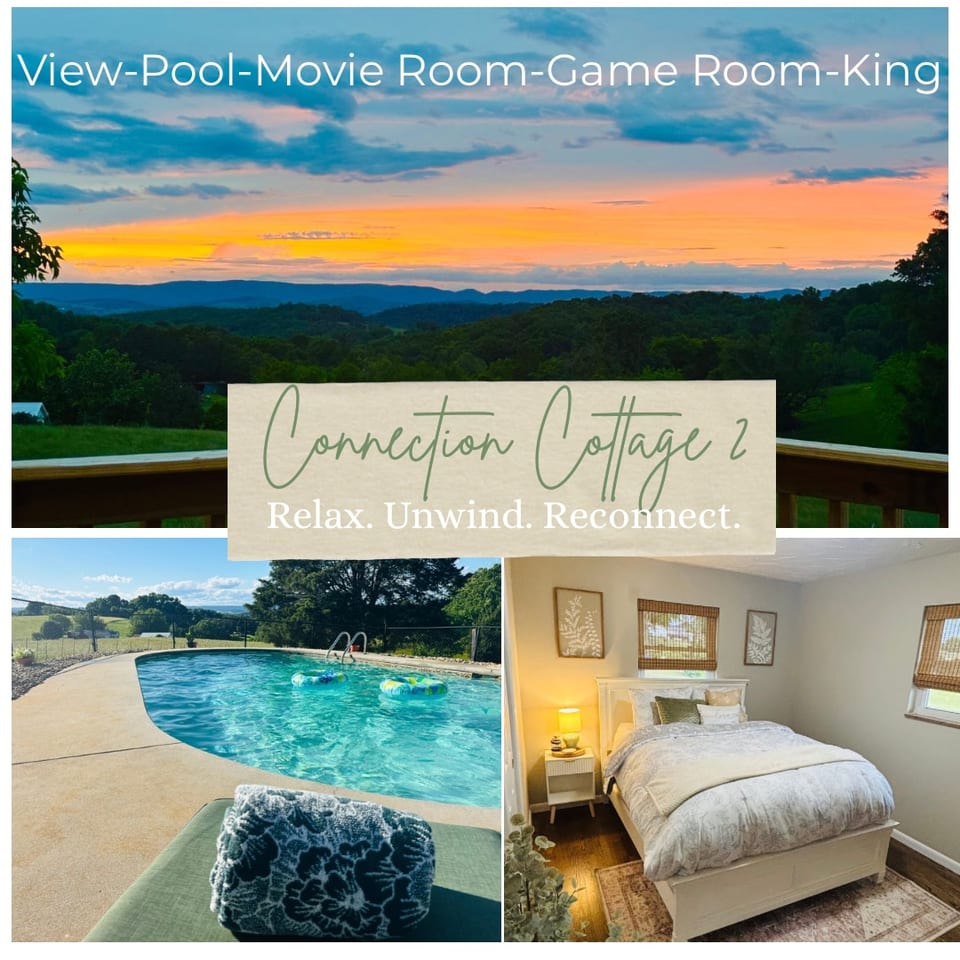 Luxus: Pool, Bergblick, Spiel-/Filmzimmer, Kingsize-Bett - Talbott