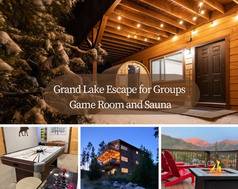 Hidden Gem at the west entrance of the Rockies--Grand Lake

We would love to host you at Stone Hill House. 5 Bedroom sleeps 16 comfortably. No pet property.