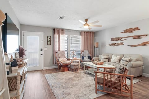 Steps to the Beach | Sleeps 6 | Pool + 2 Balconies