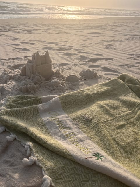 Just steps to the beach - Catch the sunsets and make sandcastles on the sugar-white sands, sand towels provided