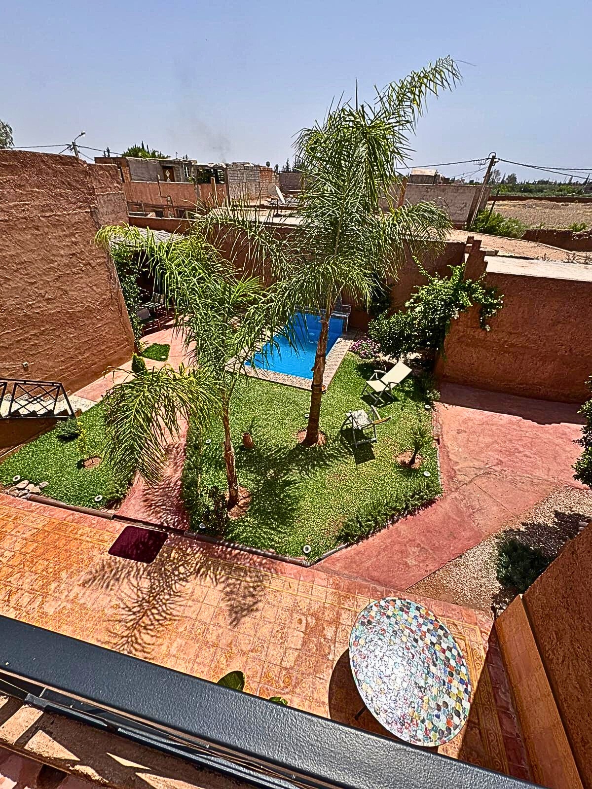 Maison 4 chambres avec piscine, calme Marrakech