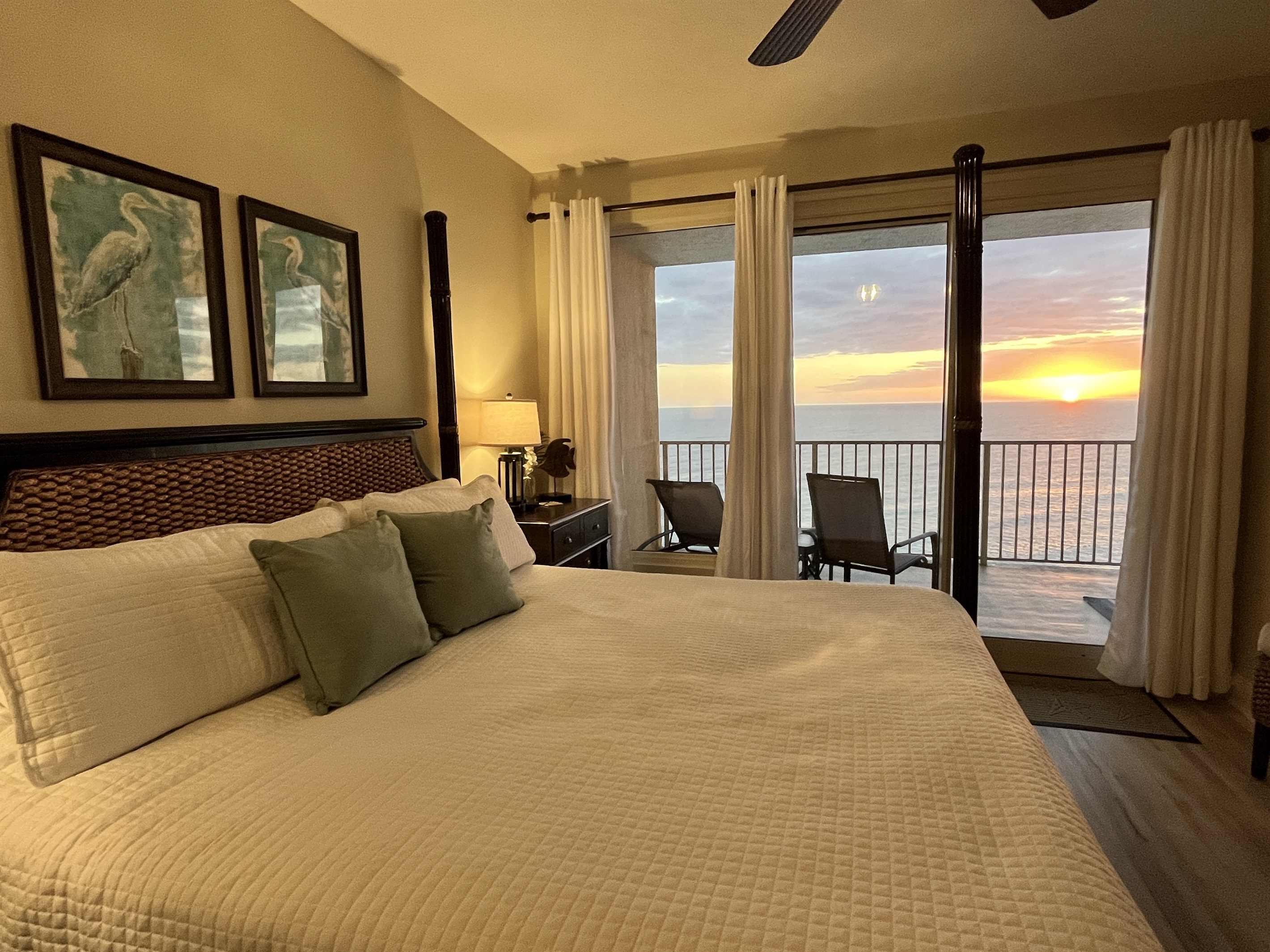 Master bedroom view Master bedroom view - Butler's Treasure Island 1210 - Panama City Beach