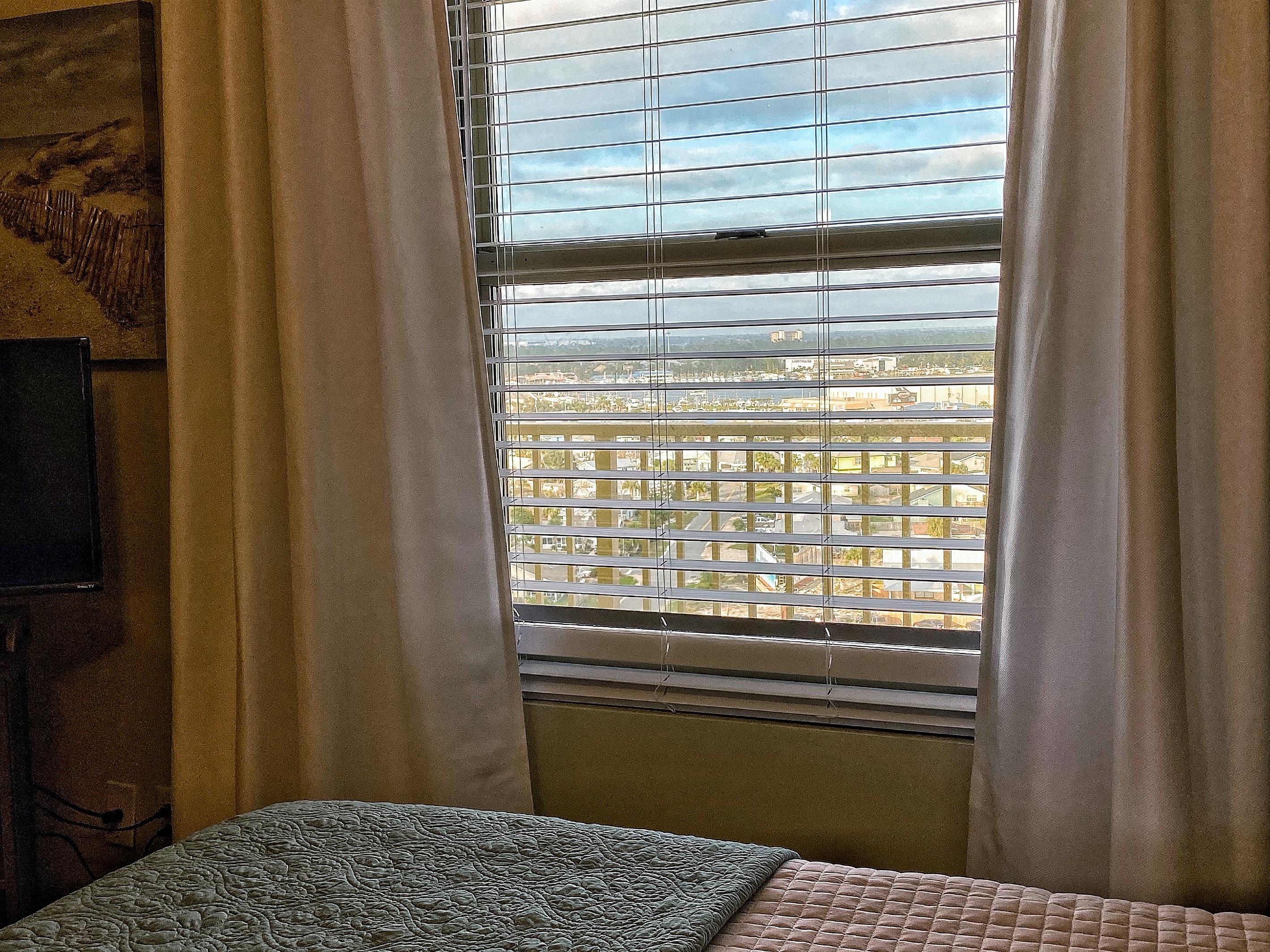 View from guest bedroom window View from guest bedroom window - Butler's Treasure Island 1210 - Panama City Beach