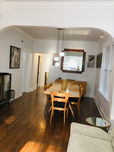 Modern Western Logan Square Flat Healy Metra Stop