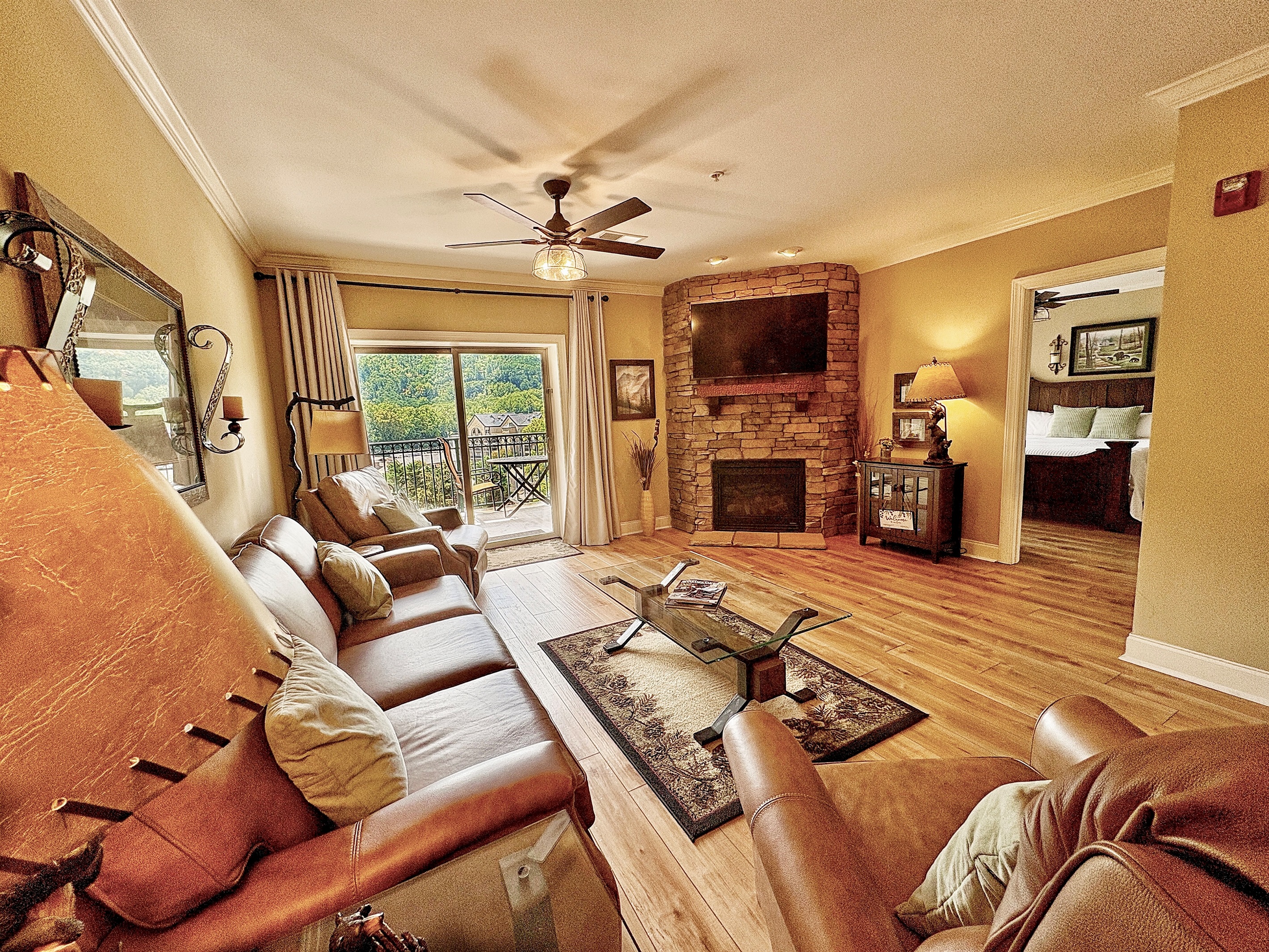 Living room with new furniture