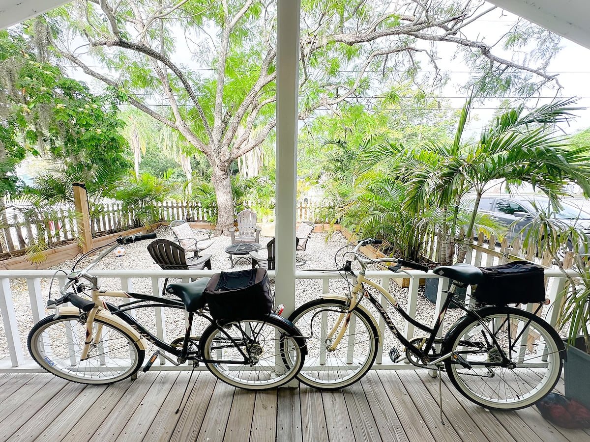Bring your bike or enjoy the Complimentary bikes available. Pinellas trail is about 0.3 miles away, perfect for biking and walking. 
