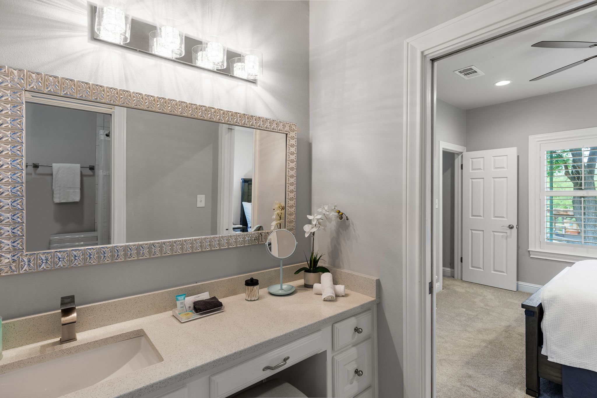 Bathroom #4 Jack and Jill with sink and vanity