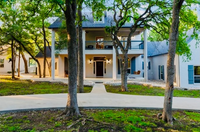 The main house