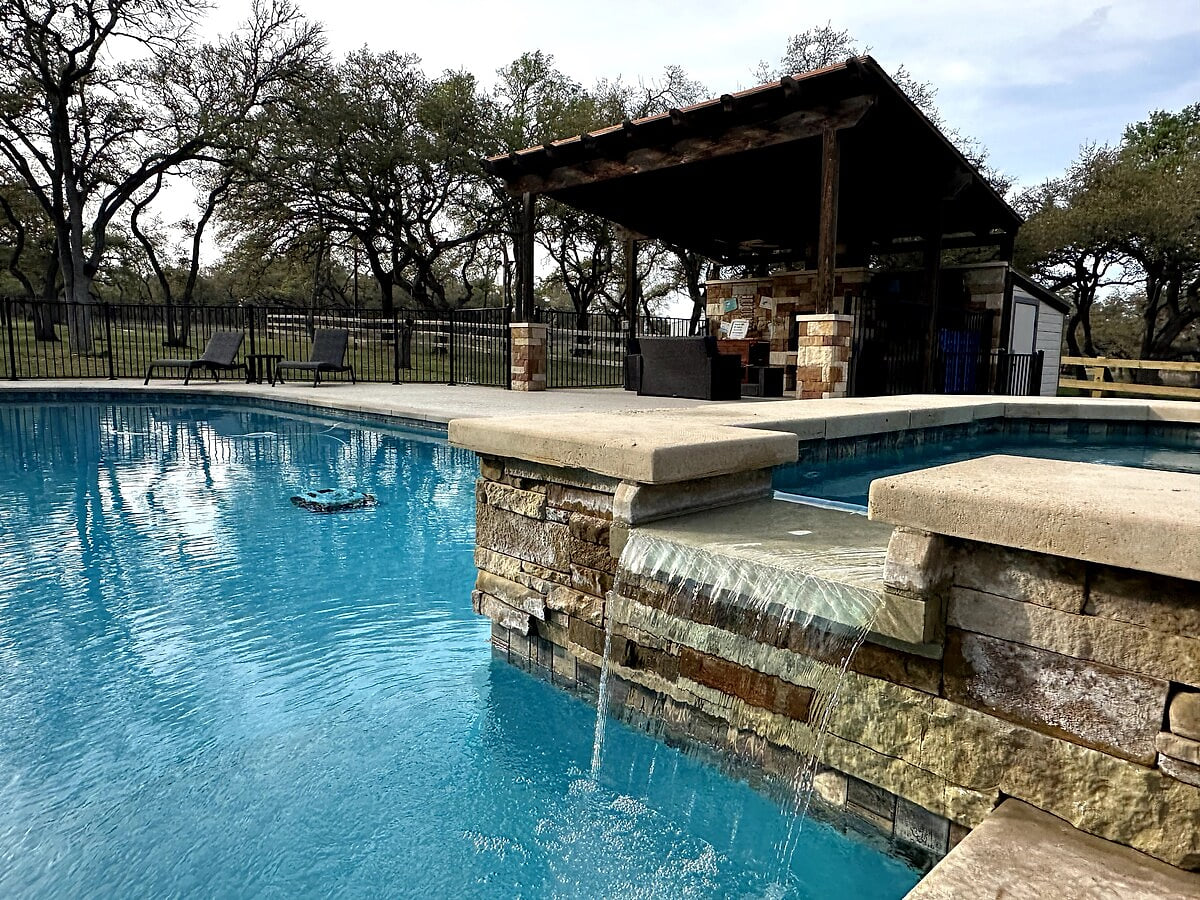 Whispering Oaks Estate Pool Cabana Firepit 10 Acre image 249