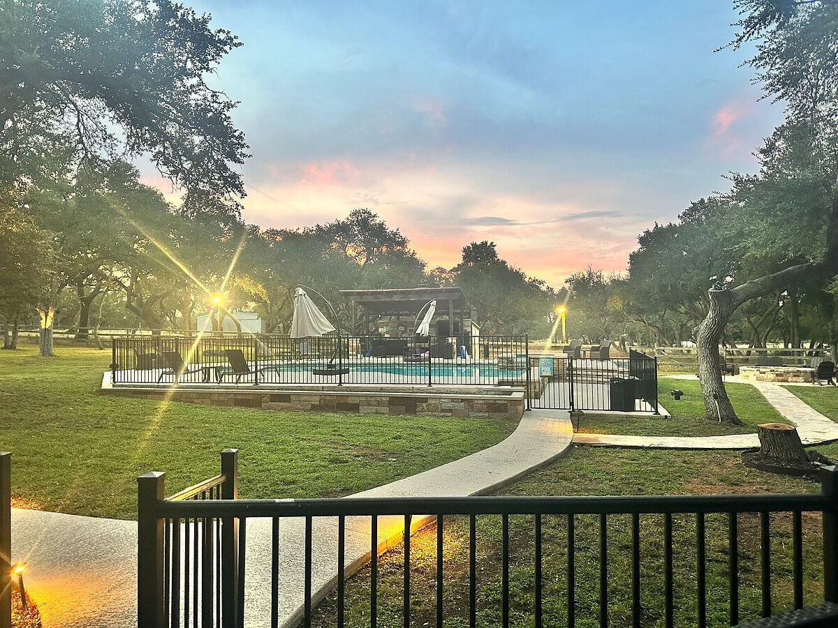 Whispering Oaks Estate Pool Cabana Firepit 10 Acre image 256