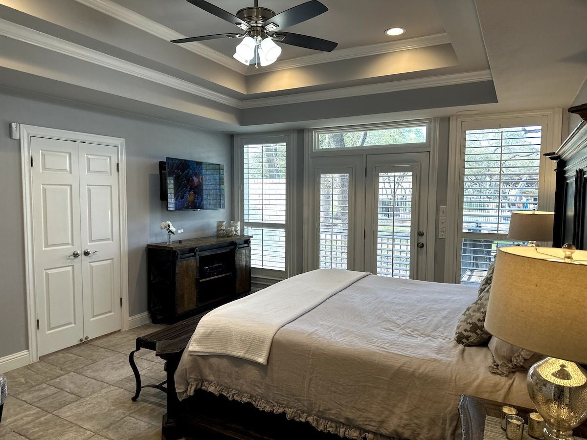 Whispering Oaks Estate Pool Cabana Firepit 10 Acre image 57