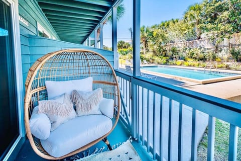 Dine alfresco under the stars on your private, lock-protected covered porch