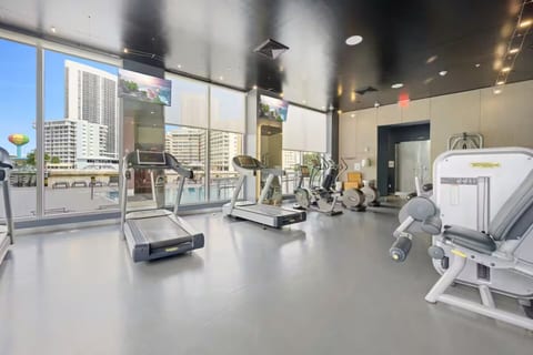 Steps to the Beach | Balcony, Pool, Gym