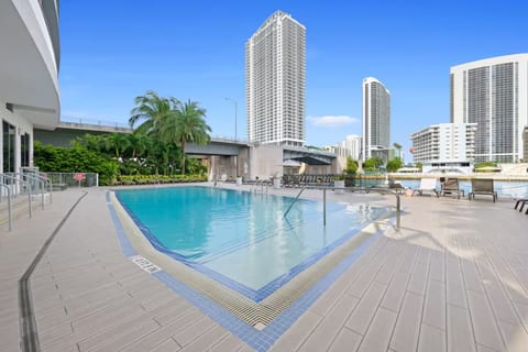 Steps to the Beach | Balcony, Pool, Gym