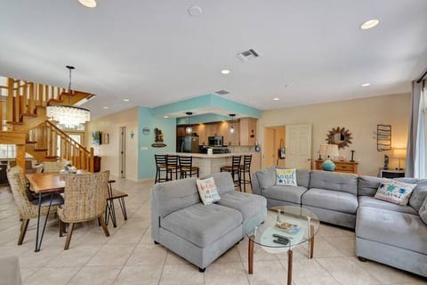 Open concept family/dining area