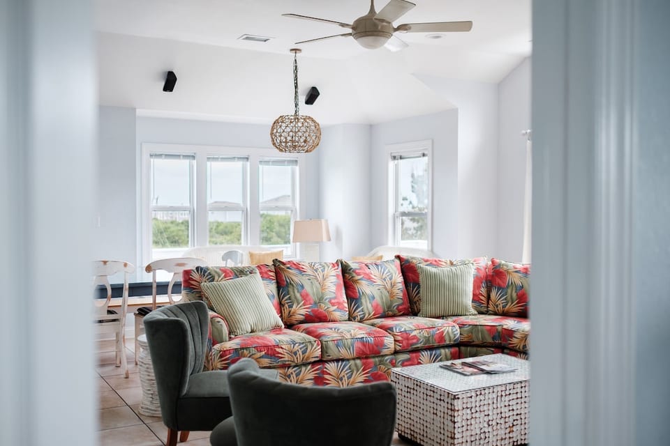 Enjoy 7 Bedrooms and Horizon Ocean Views. Located 1.5 blocks from the ocean, Dolphin Inn Beach House is the place to make lifelong memories!