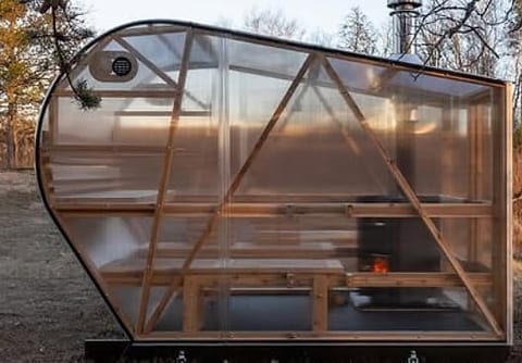We have a hot tub but the Sauna is new for '26. It will be on the beach but once winter hits, we will put it adjacent to the deck and the hot tub. Hop in the heat then a dip in the lake (or do some snow angels) and repeat.
