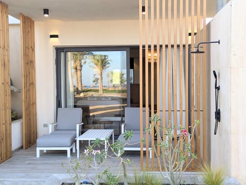 Beachy Pool side Mesca Cabana Somabay Steps to Sea