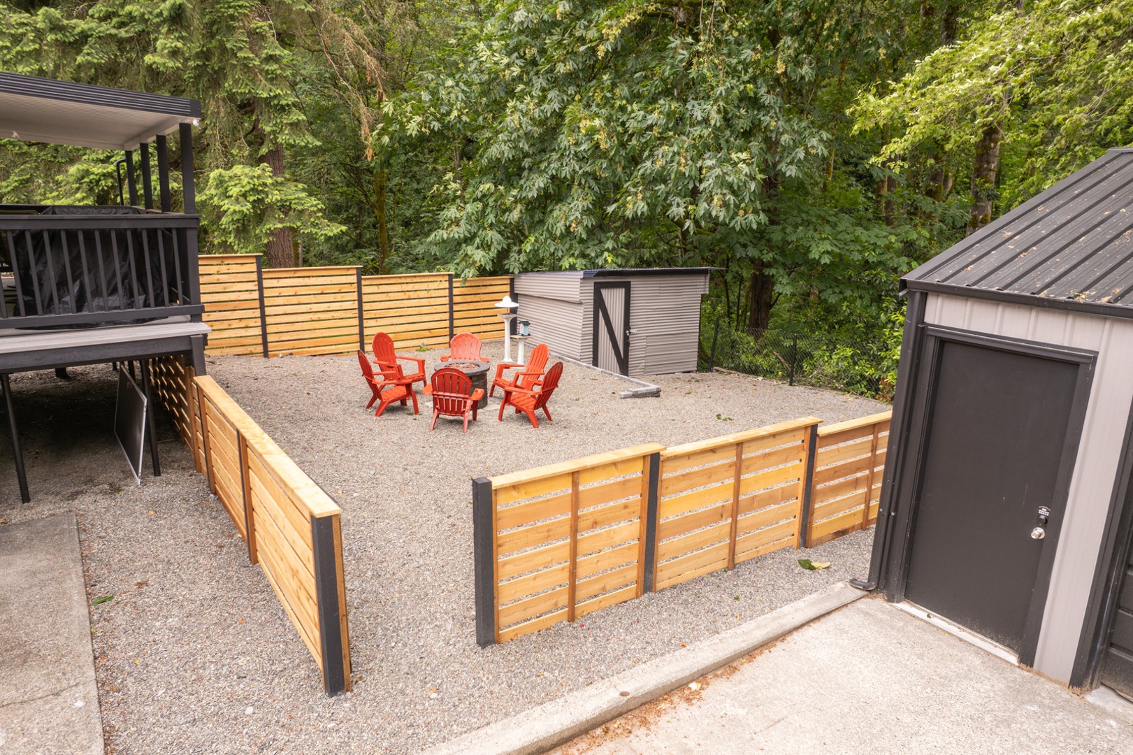 Enjoy the serene surroundings of the fully fenced backyard, ideal for pets and children