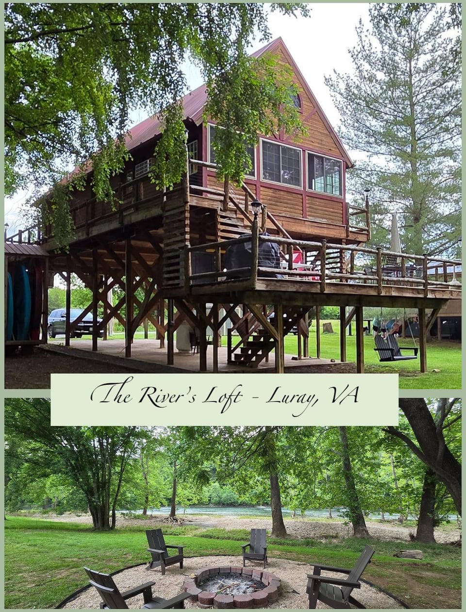 RiverCabin|PrivateRiverAccess|NoPetFee|Starlink|FP - Luray