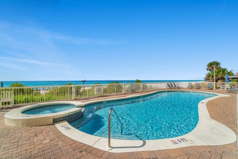 Two sparkling beachfront pools and hot tubs. One is seasonally heated.