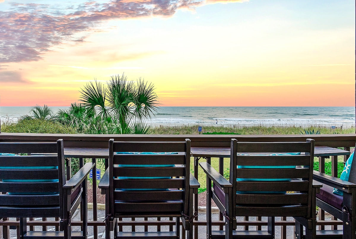 Relax on your private balcony and take in the gorgeous sunrises with your morning coffee.