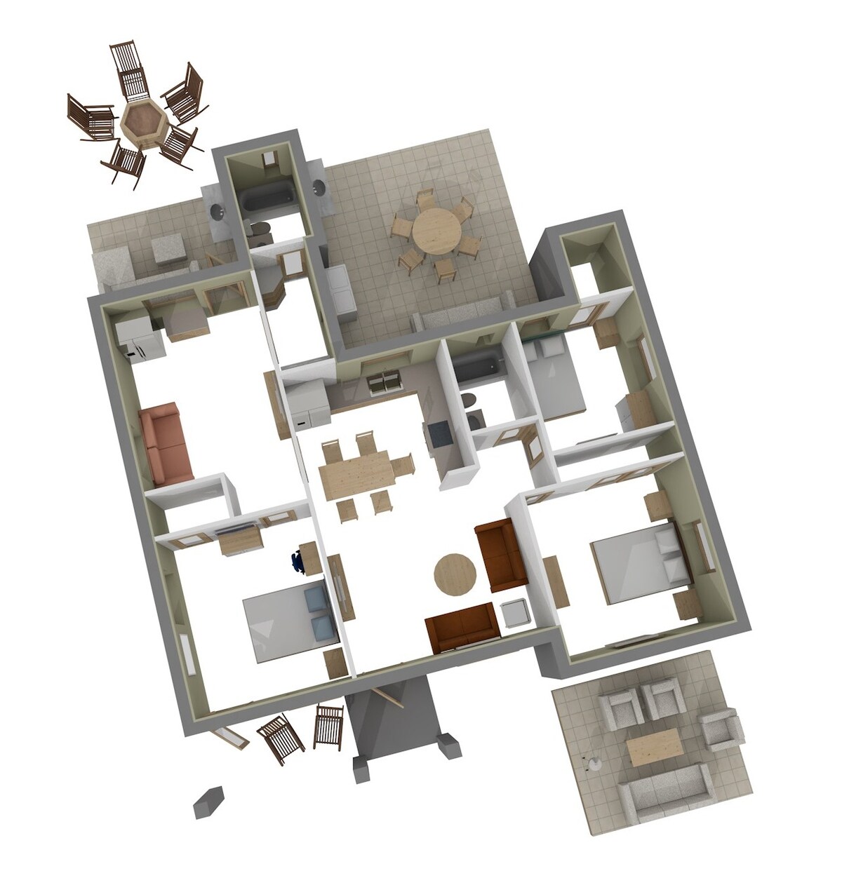 Private Guest suite/Patio/Laundry/Parking/Beach - Saint Petersburg