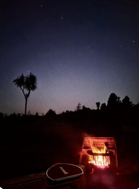 Sit by the campfire and stargaze. Add on a supply of firewood for your stay.