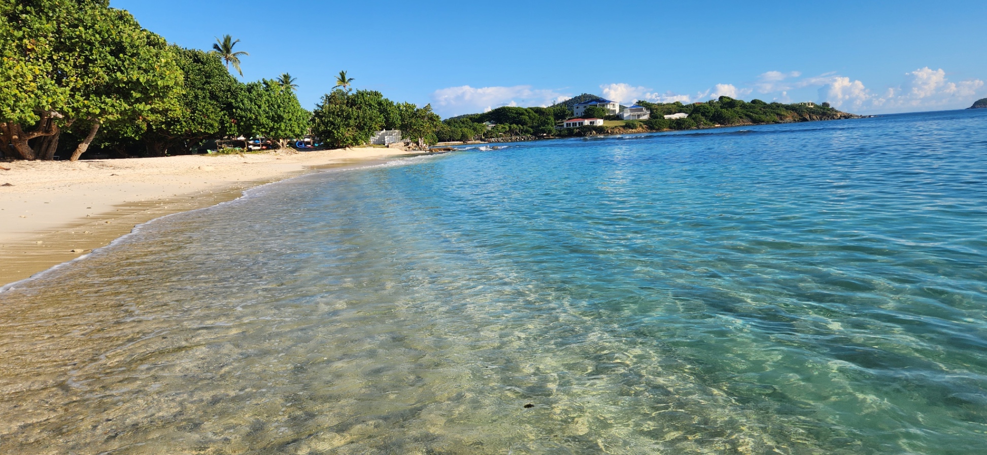 Crystal clear water at Crystal Cove