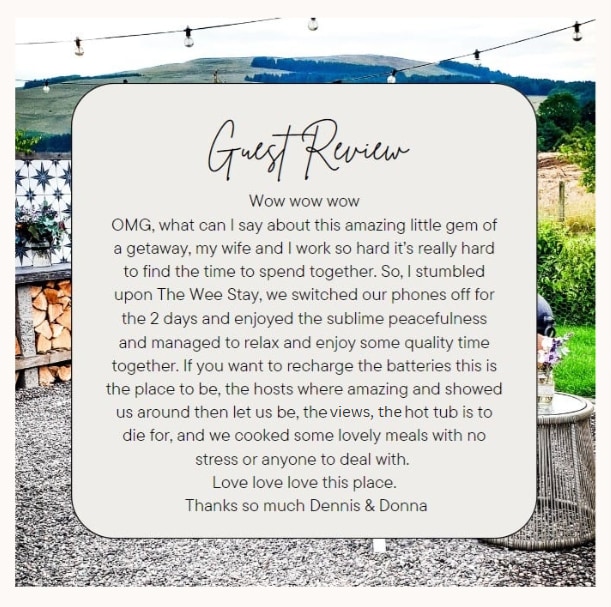 Rural Suite Perth & Kinross – Hot Tub & Kitchen
