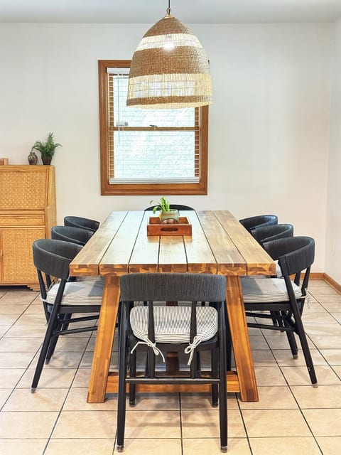 Enjoy home cooked meals around the table with friends and family. 