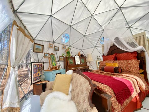 Artistic Forest Dome Escape Near Lake Oconee