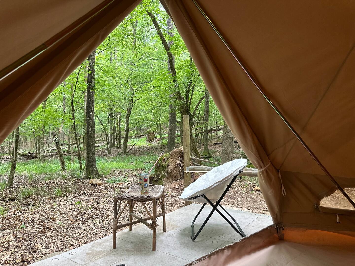Secluded Bell Tent Retreat Near Lake Oconee