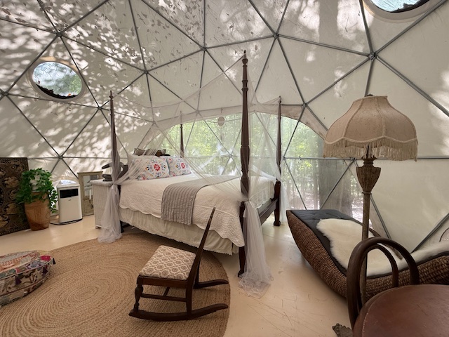 Off-Grid Dome Hideaway in the Woods