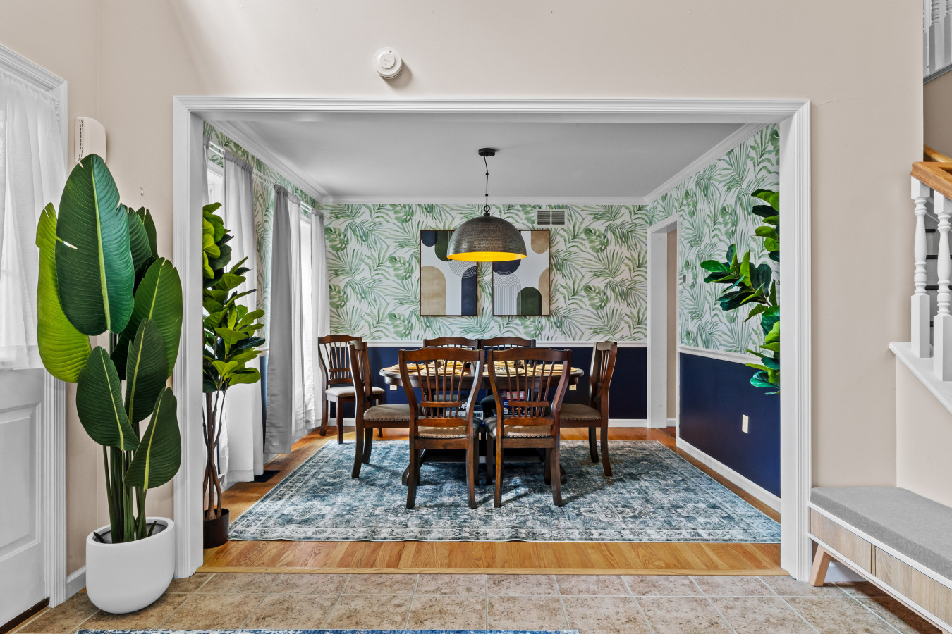 Gather around the inviting dining area—perfect for shared meals and great conversations.