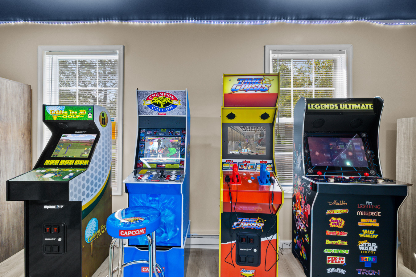 Four times the fun 🎮 Step into arcade paradise and let the games begin!