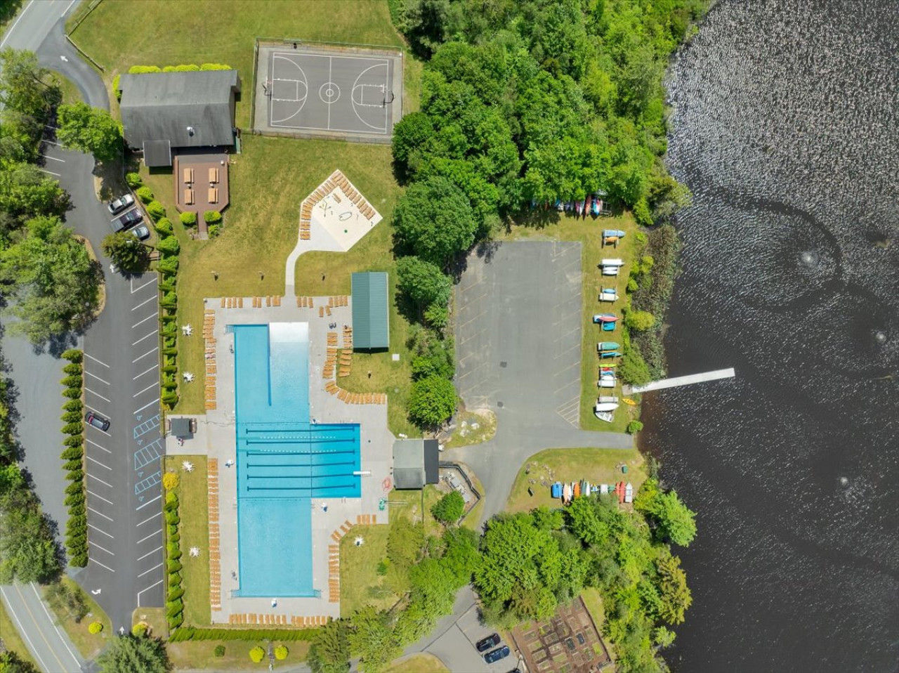 Take a dip in the community pool, just a short walk away! Access available with the purchase of amenity passes. Perfect for a relaxing day under the sun.