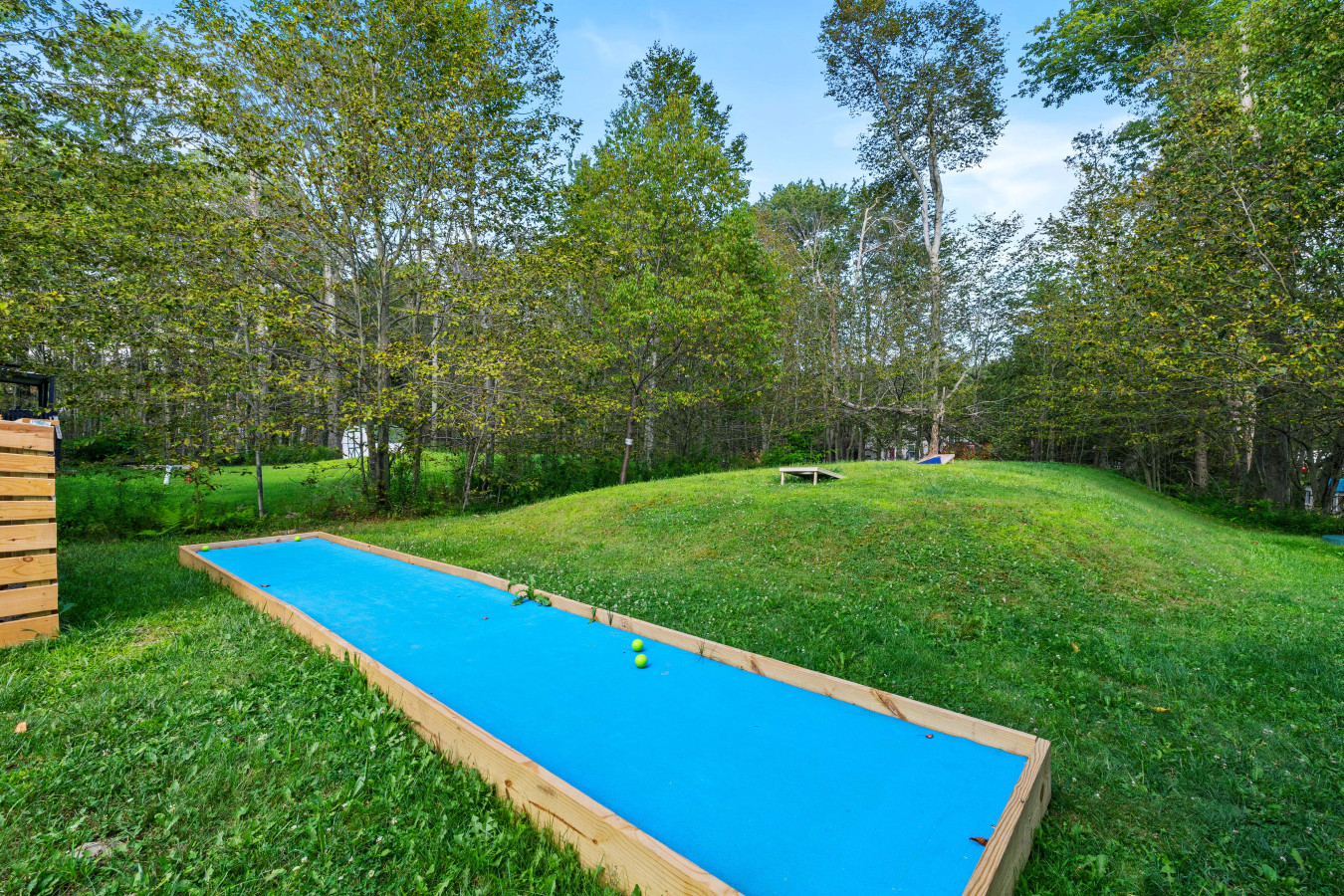Enjoy endless fun on our outdoor game court—perfect for cornhole, bocce, and more!