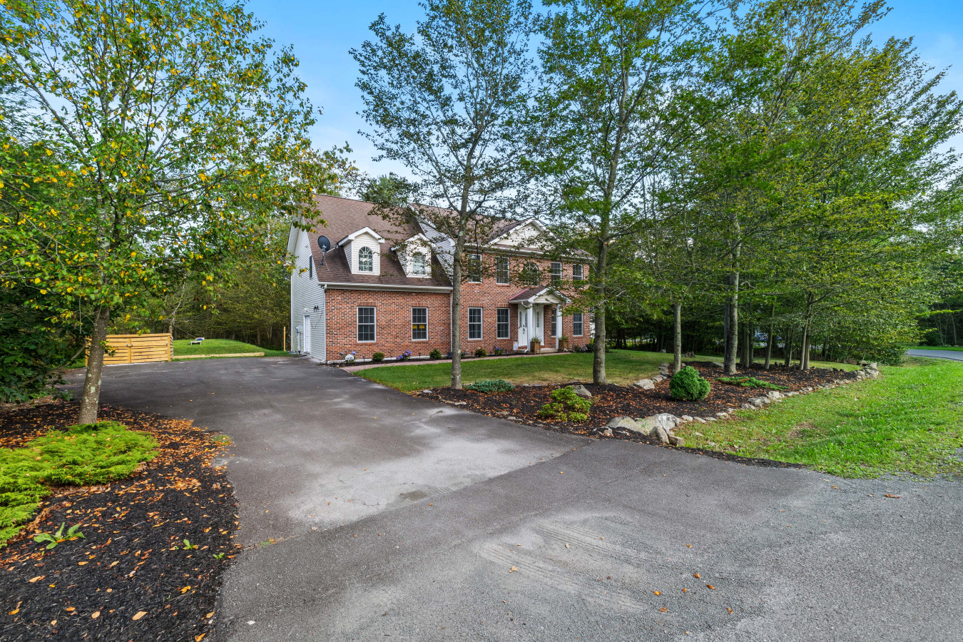Plenty of room to park—driveway fits 5 vehicles comfortably.