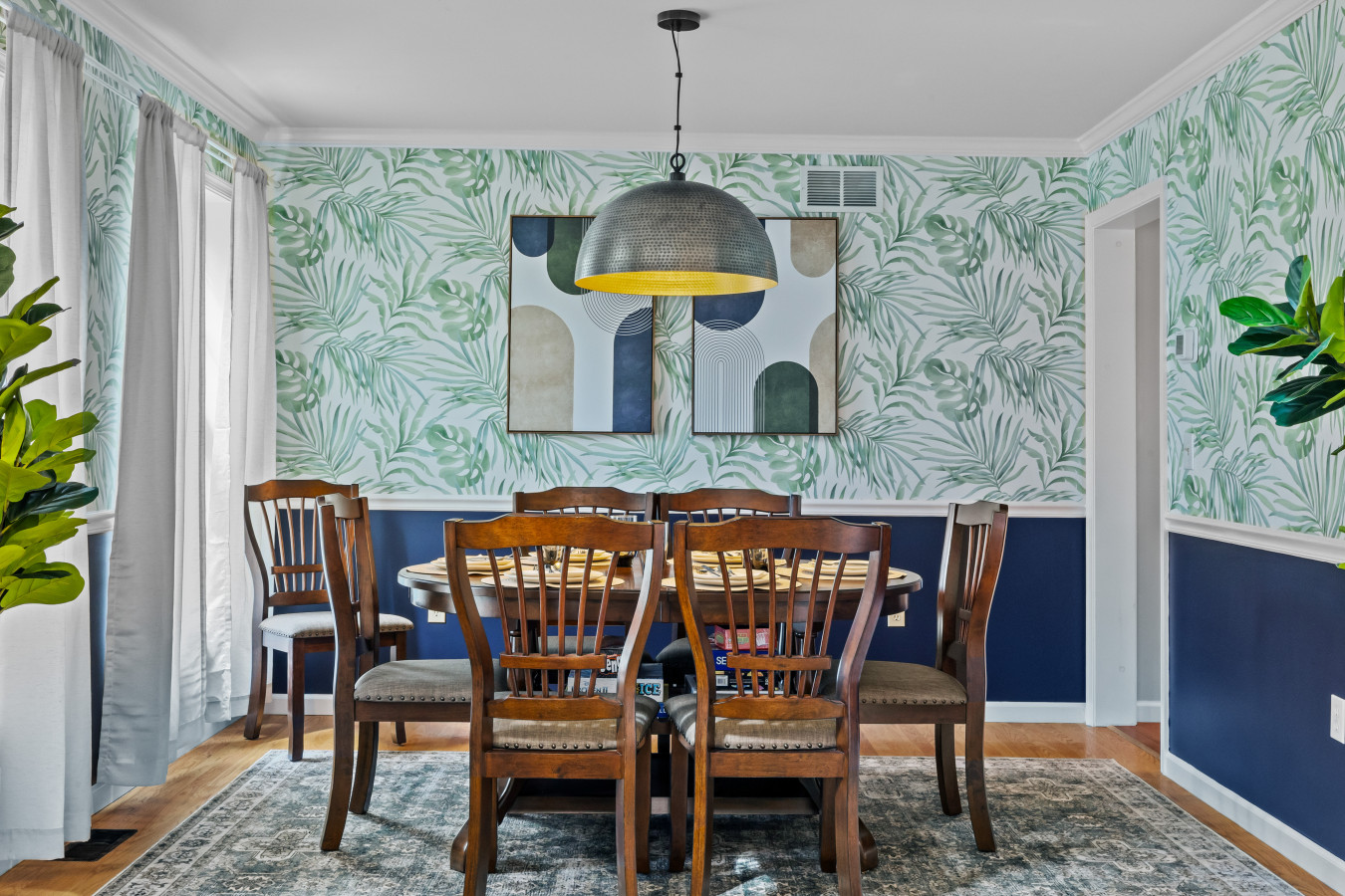 Enjoy meals or game nights at the spacious dining table, perfect for bringing everyone together.