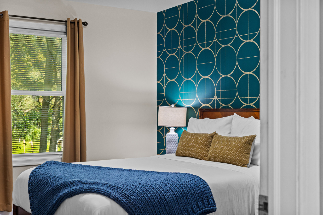 The only bedroom on the ground level—perfect for added convenience.”