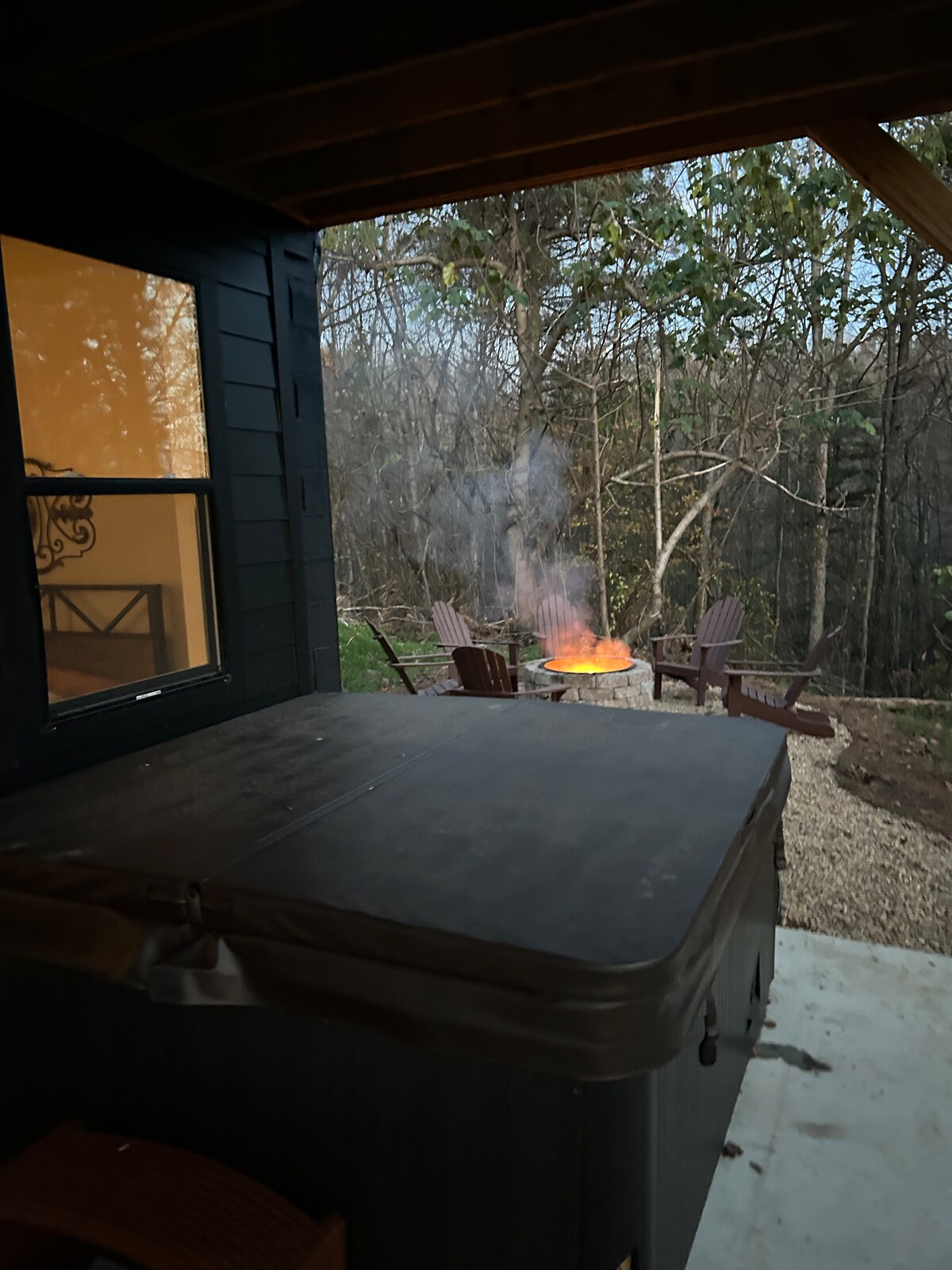 The Coop: NEW A-frame w/ Hot Tub + Fire Pit + Loft