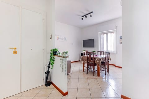 Entrance and living room
