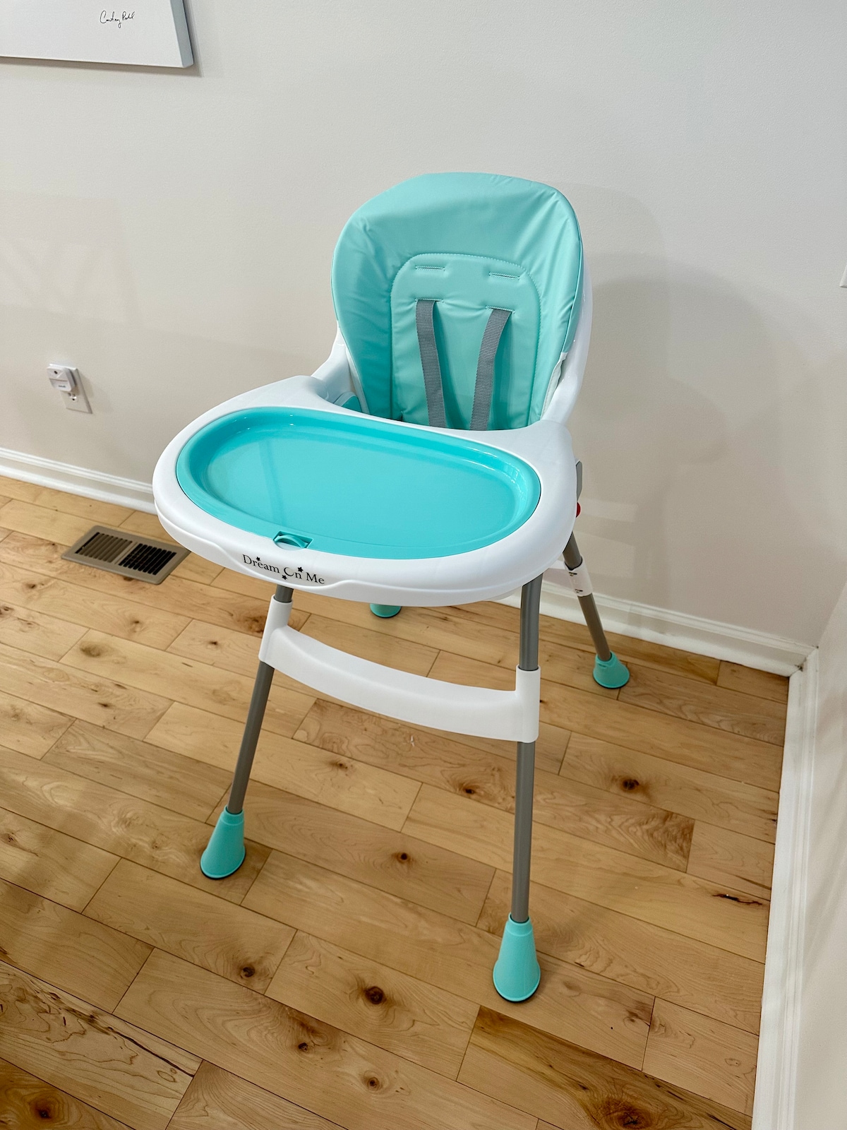 High chair available in home.